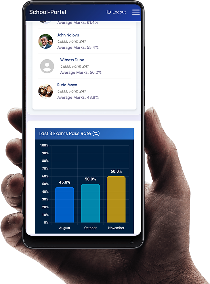 School Website Illustration